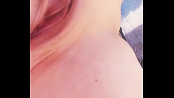 Horny maturemons outdoors with top on and pants off spreads and displays her pink pussy lips