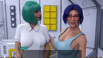 Stranded in space #74 blue haired milf want threesome with me & hot busty doctor