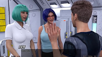 Stranded in space #74 blue haired milf want threesome with me & hot busty doctor