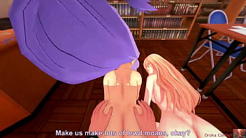 Pov lesbians caught scissoring have threesome preview in koikatsu library