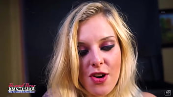 Bewitching cute coed mya gives a deep bj and gets her pussy deeply fucked