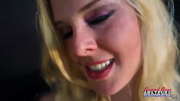 Bewitching cute coed mya gives a deep bj and gets her pussy deeply fucked