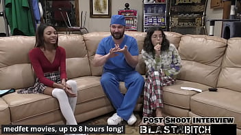 Solana sucks dick gets fucked & blasted full of cum