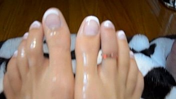 Exgf footjob cumshot