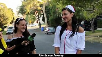 Tight teen fucks a man in front of the camera for cash 11