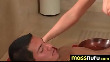 Babe fires nuru massage 12