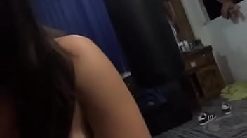 Mi amiga tímida chupandome la verga