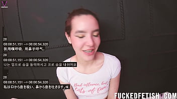 Slow moment pre bdsm hard punk style skinny sattira