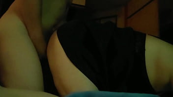 チンポが欲しくてしゃぶってくるドМメスブタ　望み通りマンコ突きまくってイカせる　素人ハメ撮り　フェラ　バック