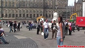 Dutch hooker doggystyled after blowjob