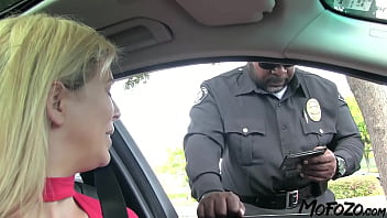 Blonde milf has a dick for lunch