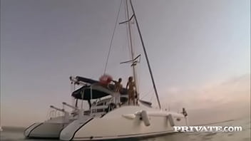 Colette anal threesome on the high seas