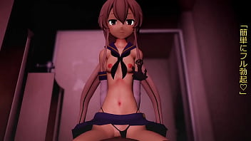 Reverse 〇〇 in cowgirl position in the men's restroom by shimakaze chan cosplayer Reverse 〇〇 in cowgirl position in the men's restroom by shimakaze chan cosplayer