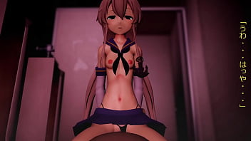 Reverse 〇〇 in cowgirl position in the men's restroom by shimakaze chan cosplayer