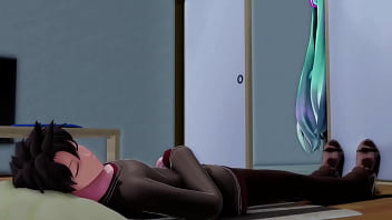 Miku infiel se divierte con su amante mientras su novio descansa