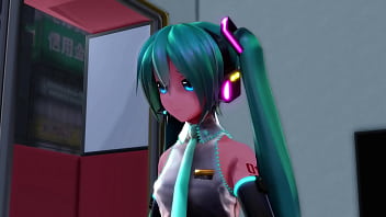 Miku infiel se divierte con su amante mientras su novio descansa