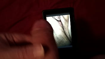 Cumming on cyberdebb's vagina