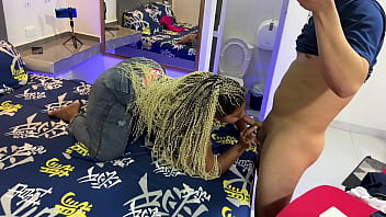 Oh yes i like it like that bitch suck me everything