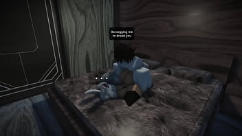 Rough sex with another fan in roblox condo