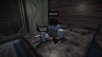 Rough sex with another fan in roblox condo