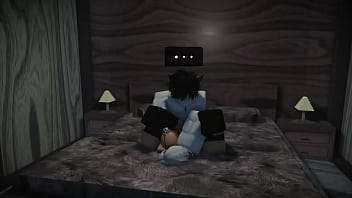 Rough sex with another fan in roblox condo