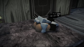 Rough sex with another fan in roblox condo