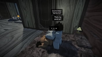 Rough sex with another fan in roblox condo