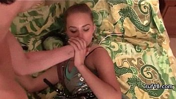 Kinky teen plays with fire