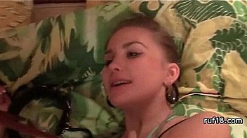 Kinky teen plays with fire