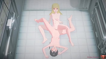 Shower fingered caught then scissored wild