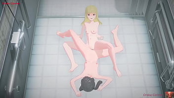 Shower fingered caught then scissored wild