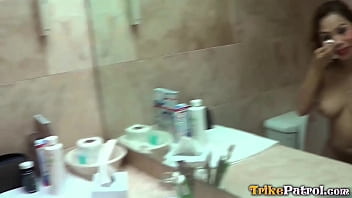 Trikepatrol cock grinding asian loves to fuck