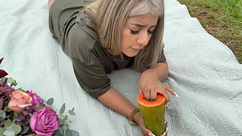 18 year old colombian girl has a picnic at her best friend's house stays alone and masturbates in public while being watched by her stepdad real squirt naty delgado 18 year old colombian girl has a picnic at her best friend's house stays alone and masturbates in public while being watched by her stepdad real squirt naty delgado