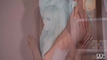 Her irresistible pink solo time gives her pleasure