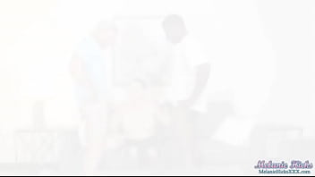 Milf’s naughty double suck milf melanie hicks caught with stepson's friend & husband