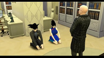 Beautiful wives haren slave maid bulma chichi #18 and videl sex slaves master roshi