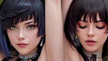 How to fuck two girls tits together