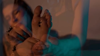 Watch me smoking with my feet turn you on