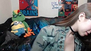 Cute alexxxcoal flashing ass on live webcam