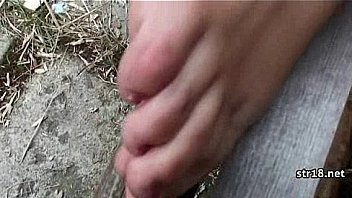 Hot horny dp'd teen slut