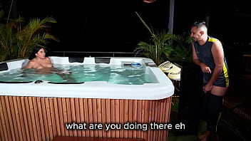 Pool technician gets fucked by a horny milf tommy miller