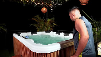 Pool technician gets fucked by a horny milf tommy miller