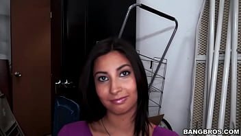 Shy amateur ends up with a facial