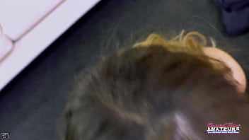 Busty brunette pamela morrison dildo fucks her twat and deepthroats a cock