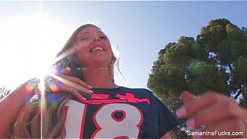 Samantha saint football fun