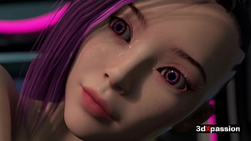 Busty cyberpunk slut in nexus 3 vr — big tits wet pussy & deepthroat