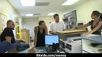 Desperate teen naked in public and fucks to pay rent 3