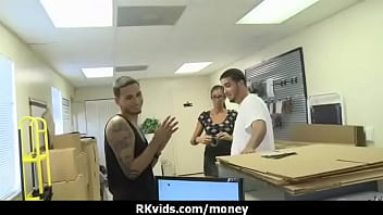 Desperate teen naked in public and fucks to pay rent 3