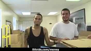 Desperate teen naked in public and fucks to pay rent 3