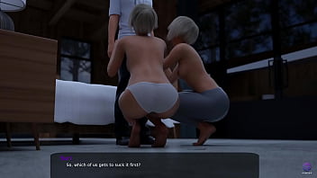 Two hot secretary fucked hard by boss's son 3d hentai animated porn milfy city